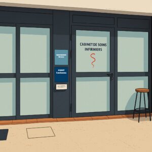 Entrée du cabinet infirmier BF IDE Saint-Estève